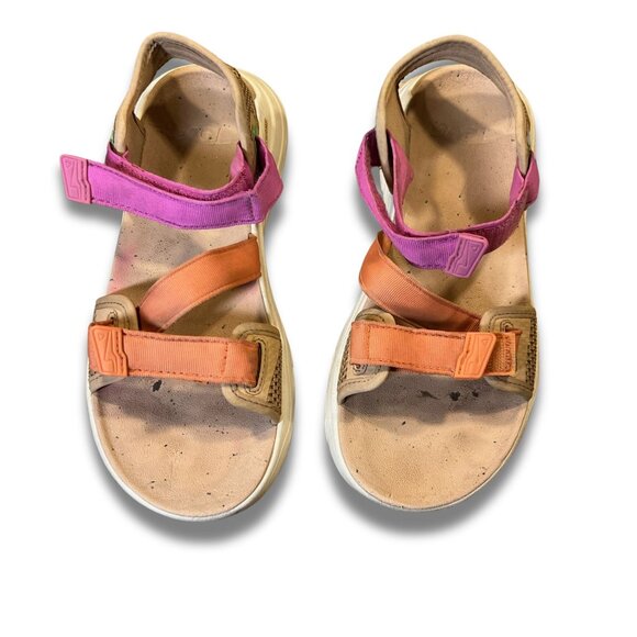 Teva Zymic Womens Sandals Size 40 Colorblock Design Adjustable Straps Lightweigh - Picture 2 of 5